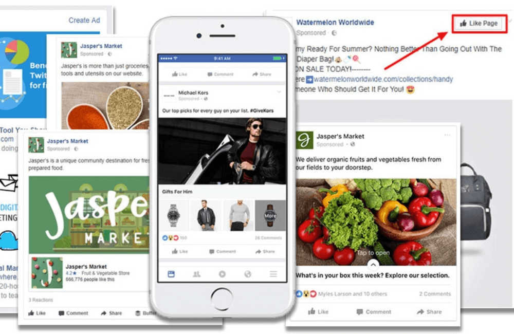 Types of recruitment ads on Facebook