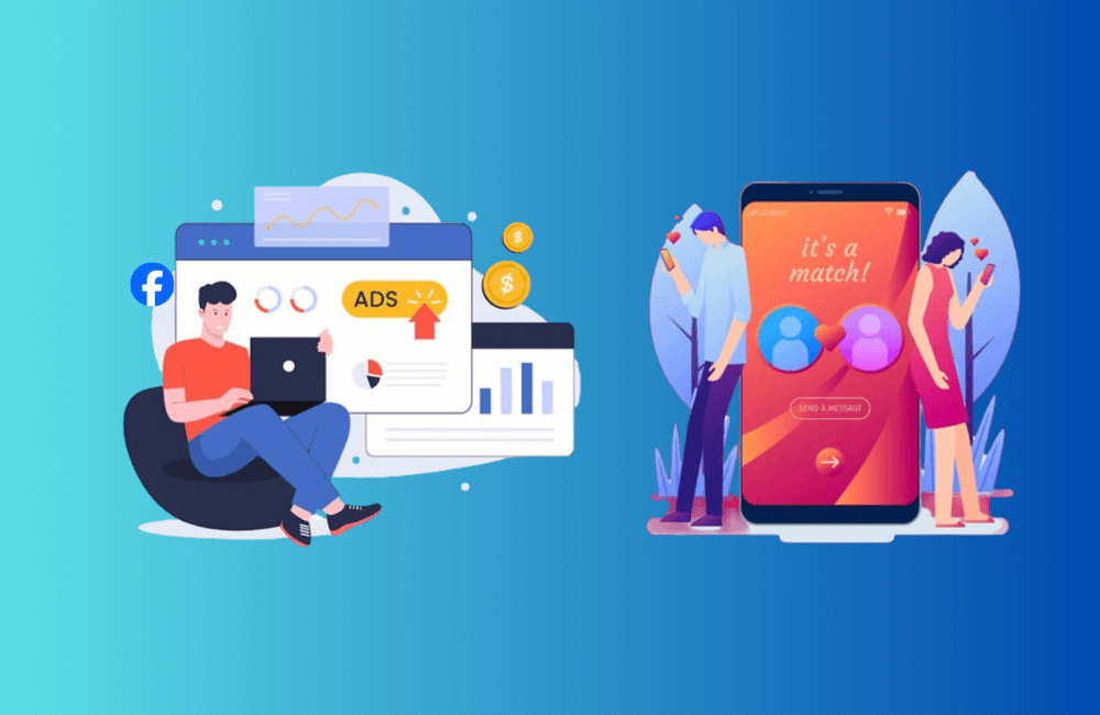 Why should you rent an ad account to run dating service ads on Facebook?