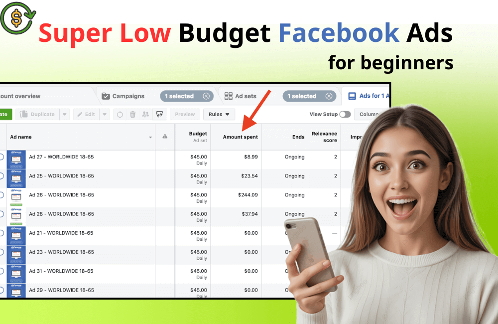 The best small budget Facebook Ads strategy for beginners 2025