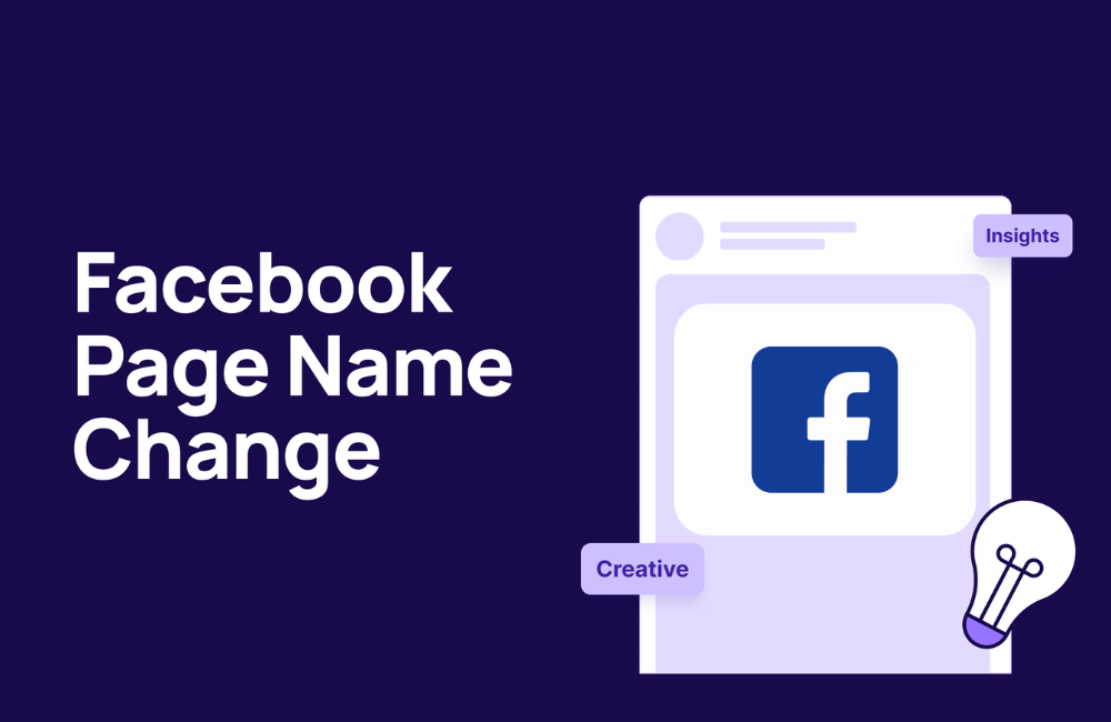 Important principles for naming a Facebook page.