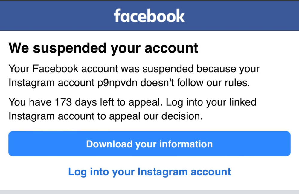 Ranking the levels of Facebook ad account locks.