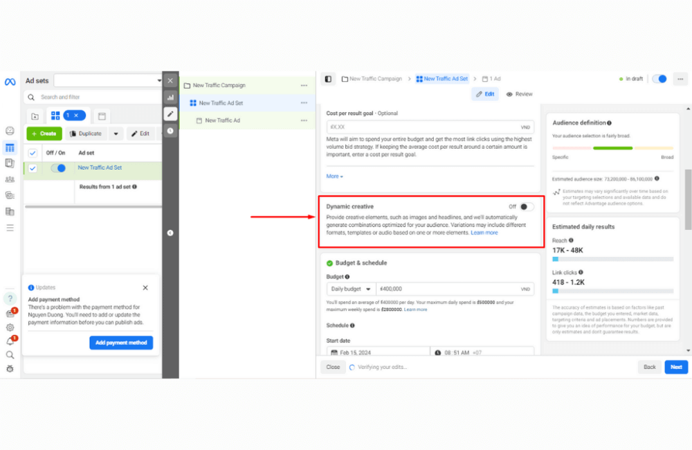 The 3-step process to optimize Facebook ads. Apply now!
